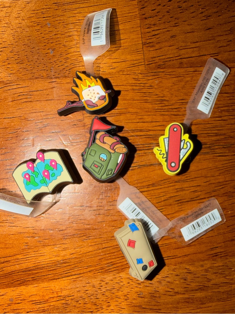 NWT Authentic Camping Croc Shoe Charms Jibbitz